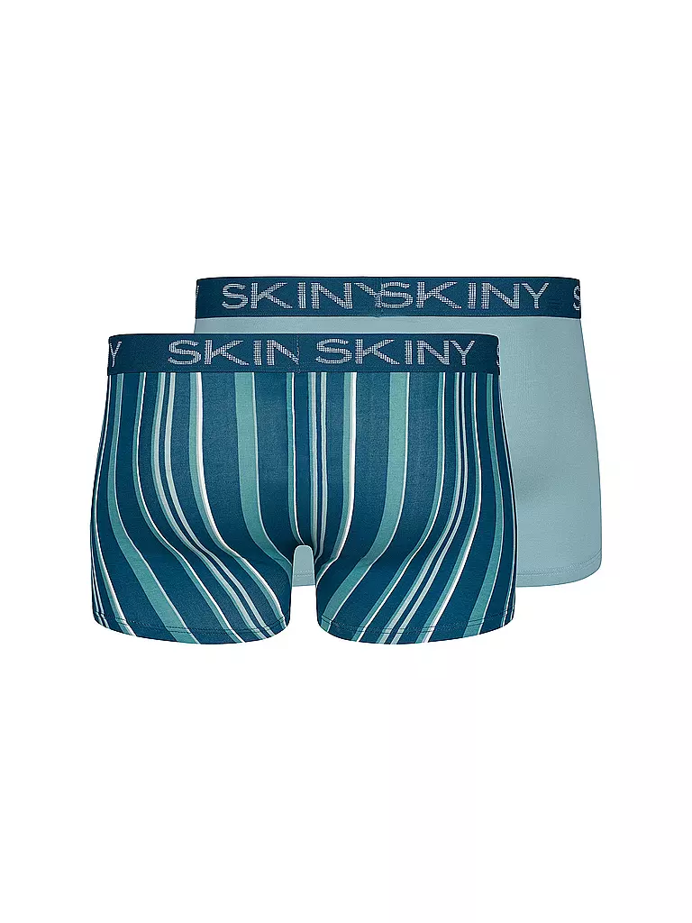 SKINY Pants 2er Pkg. lapisblue stripes selection mint