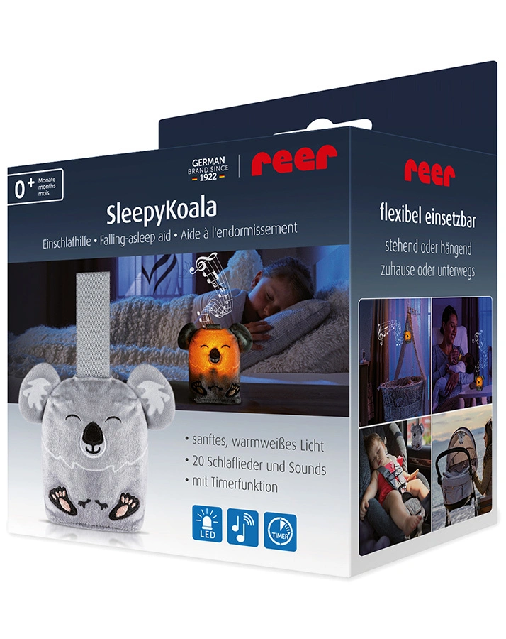 Nachtlicht SLEEPY KOALA in grau