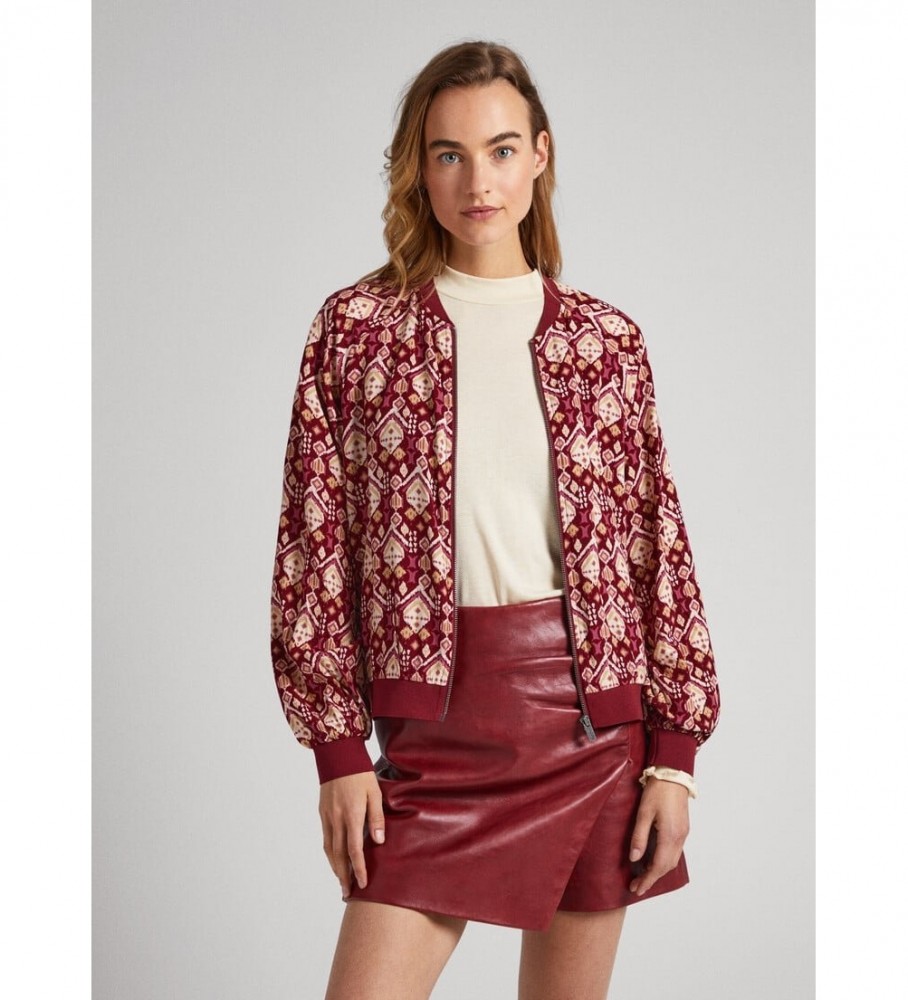 Pepe Jeans Casaco bomber Garazi castanho
