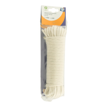 Ledent touw katoen 4 mm 20 m