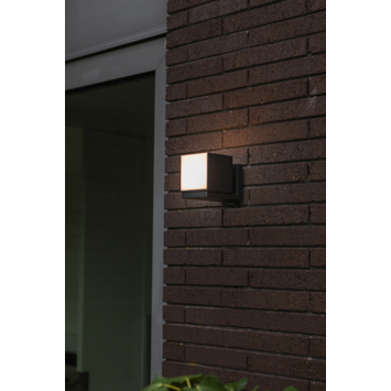 Lutec buitenlamp Cuba zwart