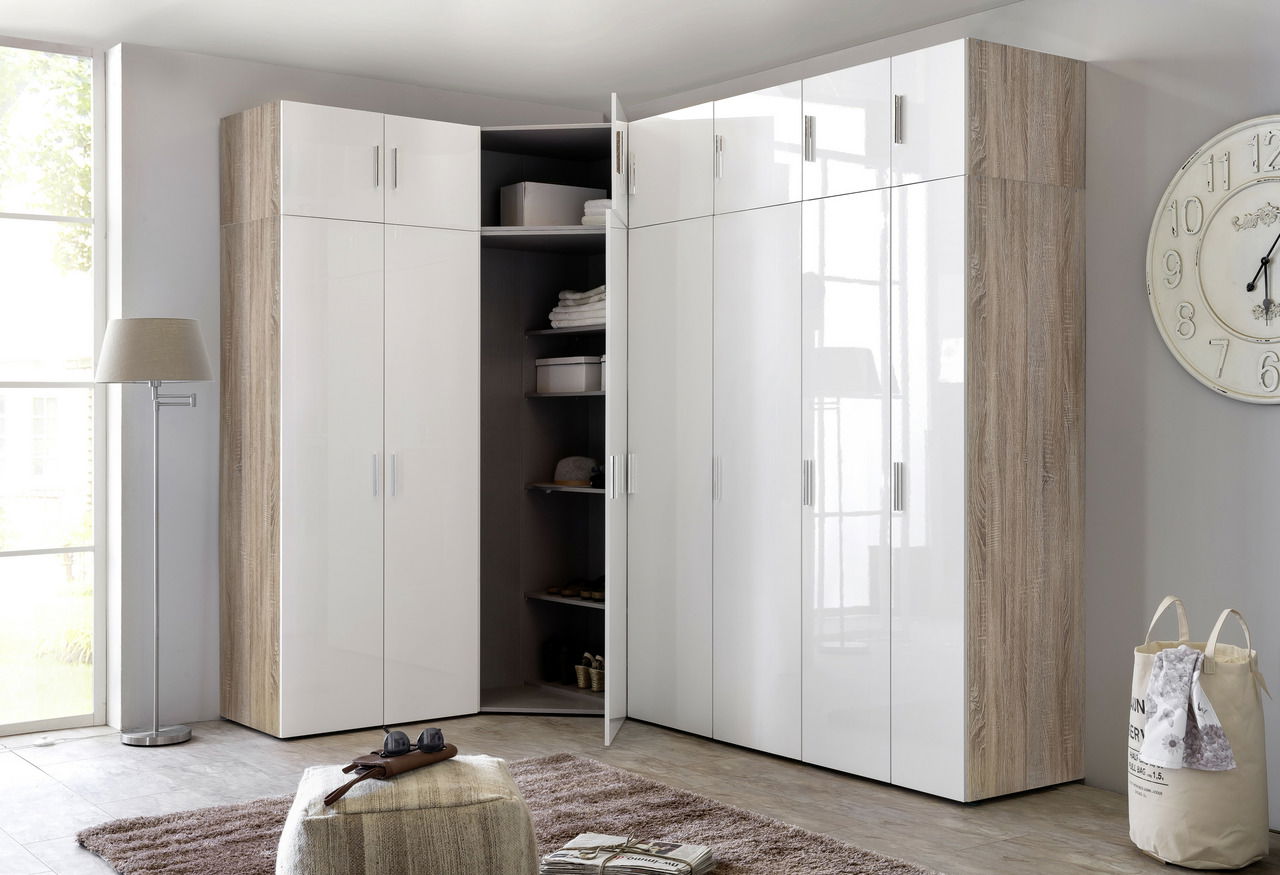 XORA Eckkleiderschrank MALTA