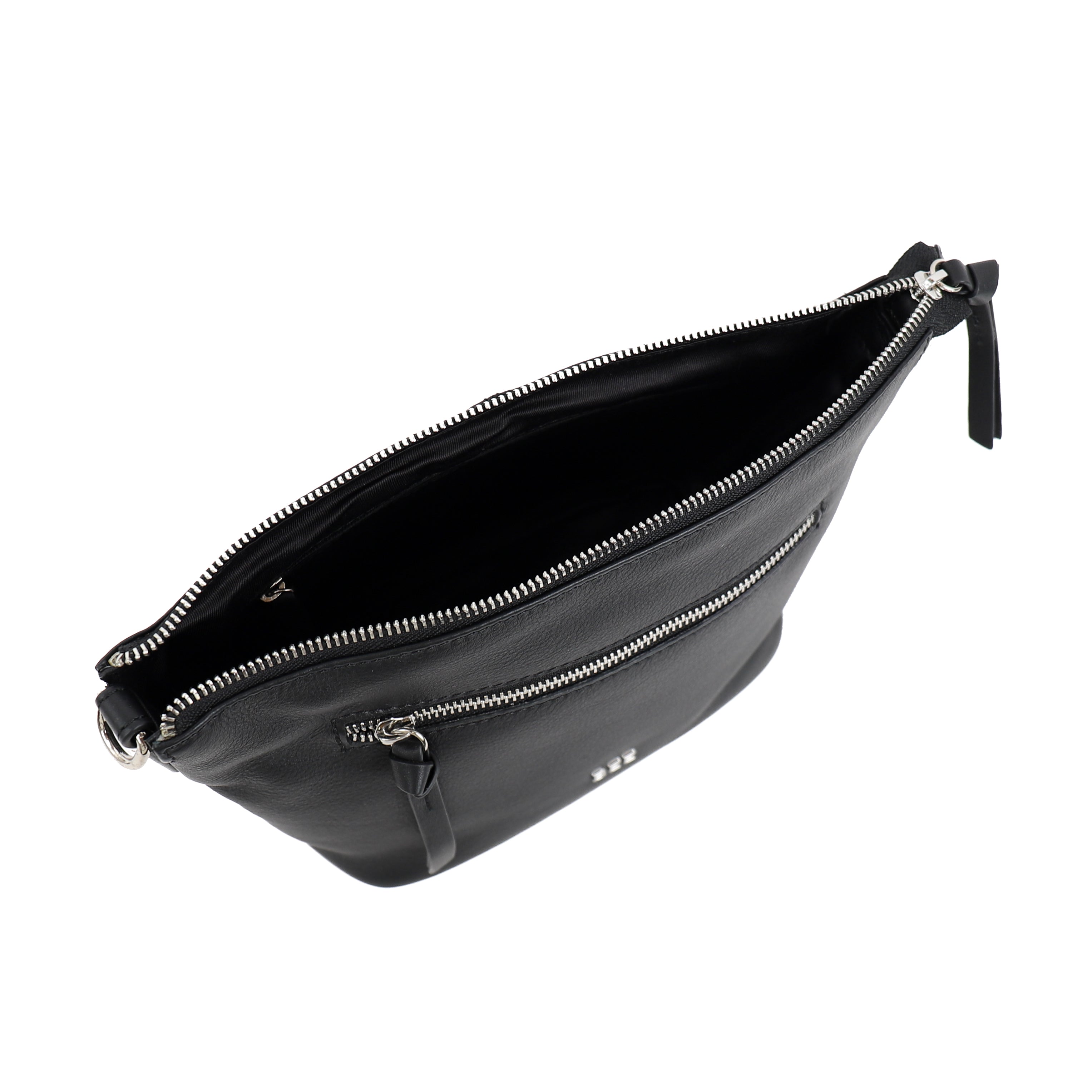 Schoudertasje 'Lucy' Black Black