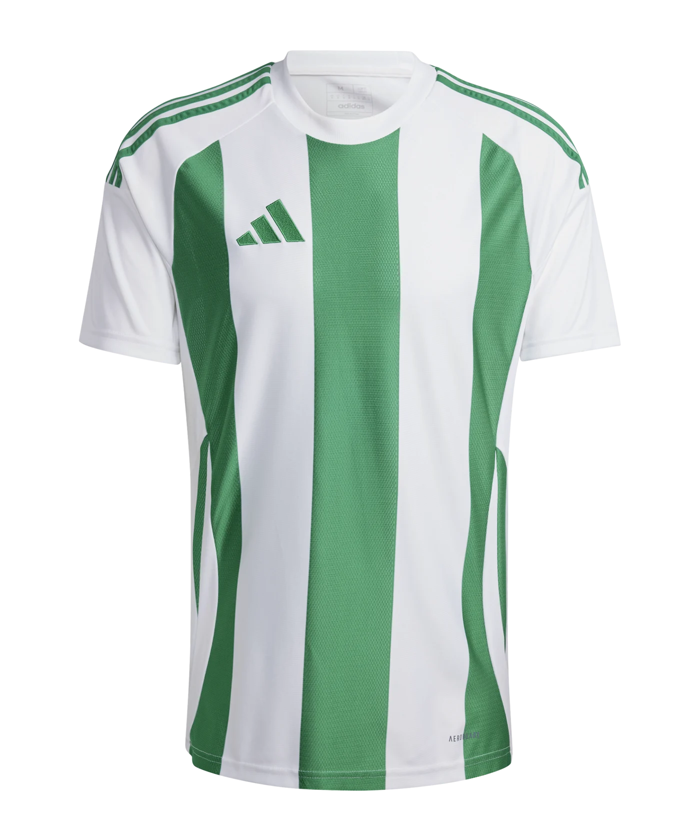 adidas Striped 24 Trikot Weiss Grün
