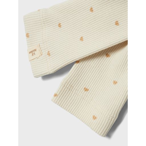 Lil' Atelier Gago Leggings, Turtledove Heart, 80 cm