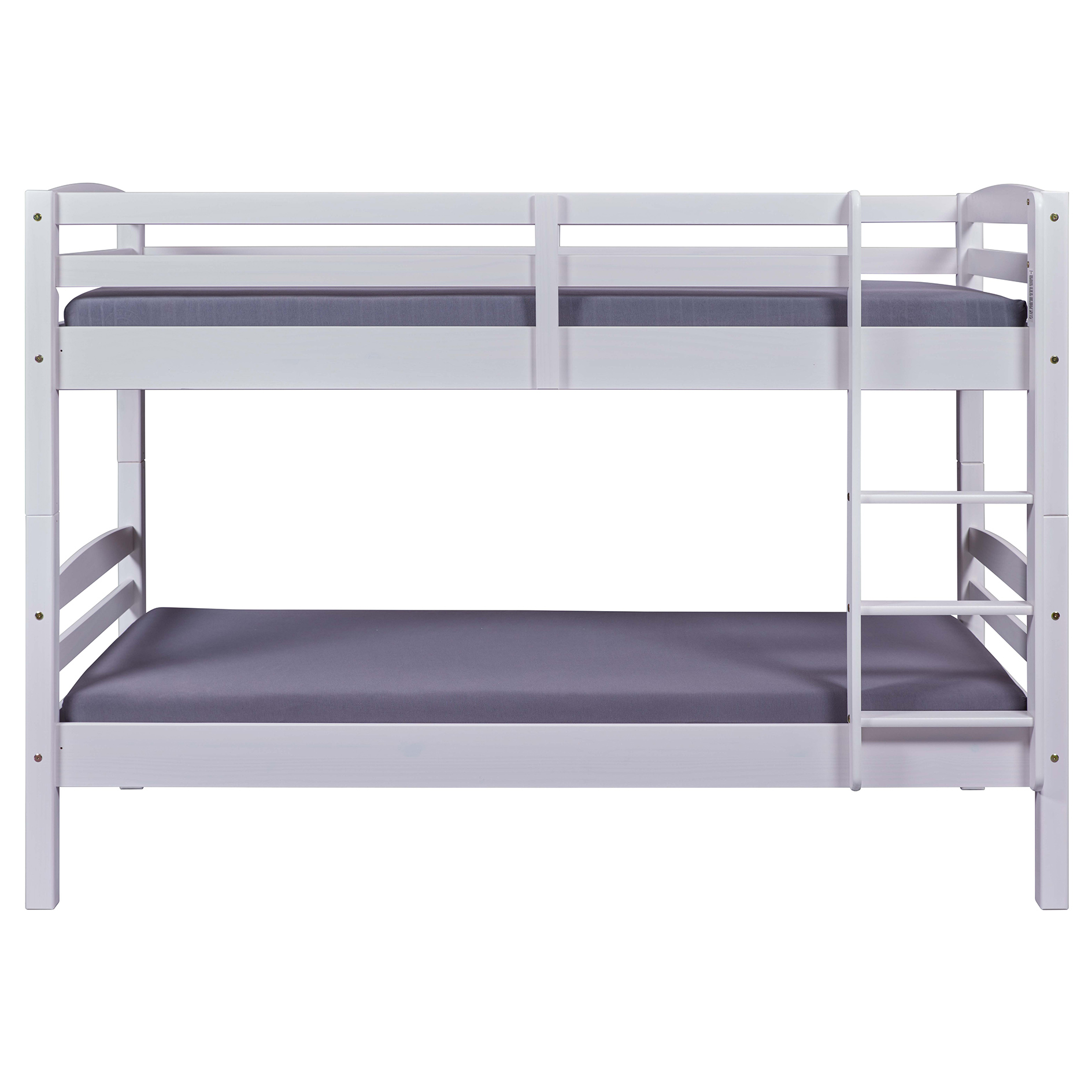 Etagenbett ANNIKA - weiß - 2 Einzelbetten - 2x 90x200 cm
