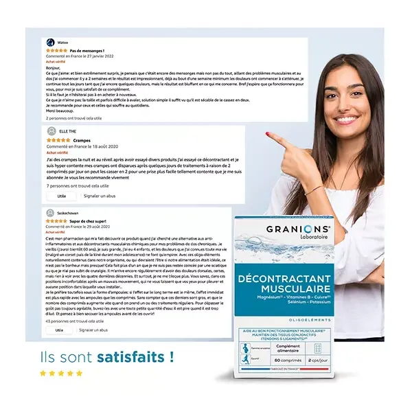 Granions Relaxante Muscular 60 comprimidos