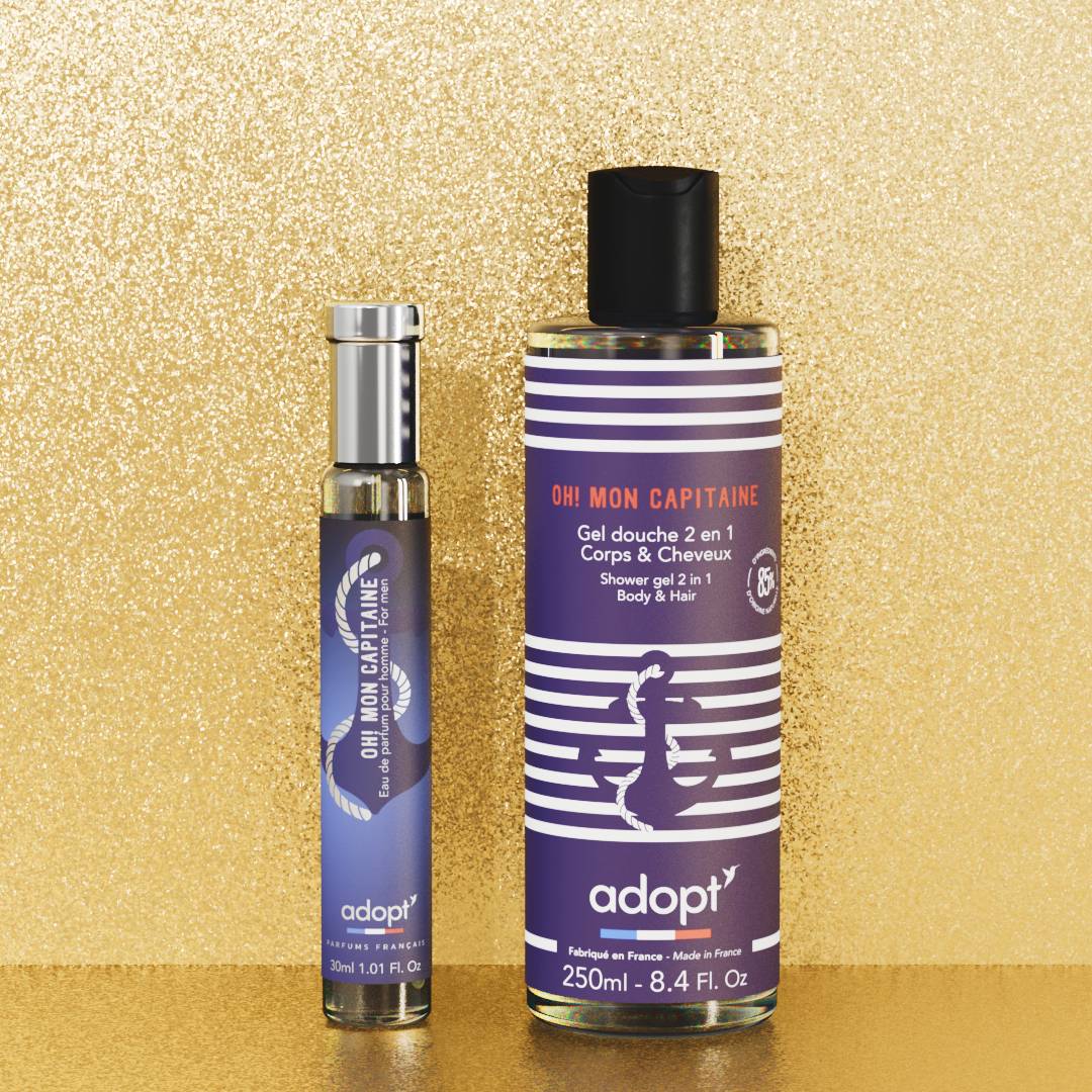 Oh mon capitaine - Coffret eau de parfum 30 ml + gel douche 250 ml