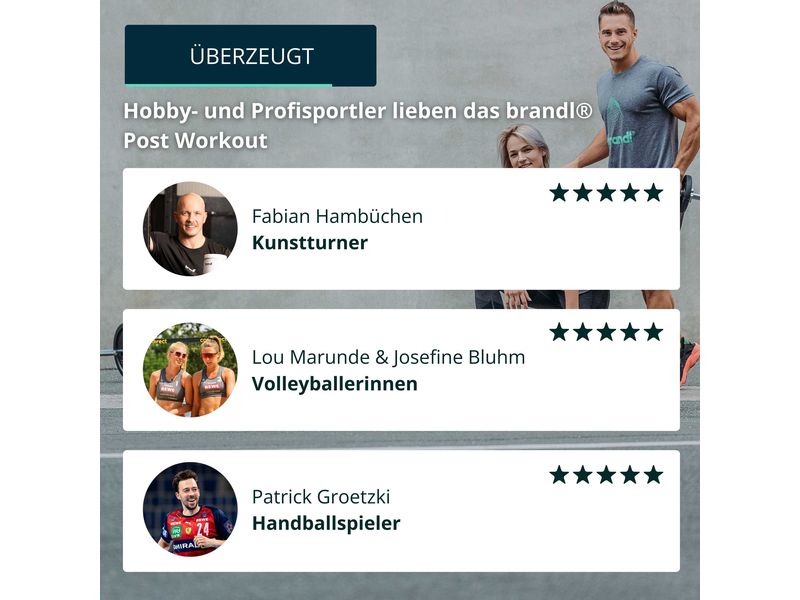Brandl-Nutrition Pulver Post Workout 2.0 Vegan Schokolade 1 Protein-Pulver