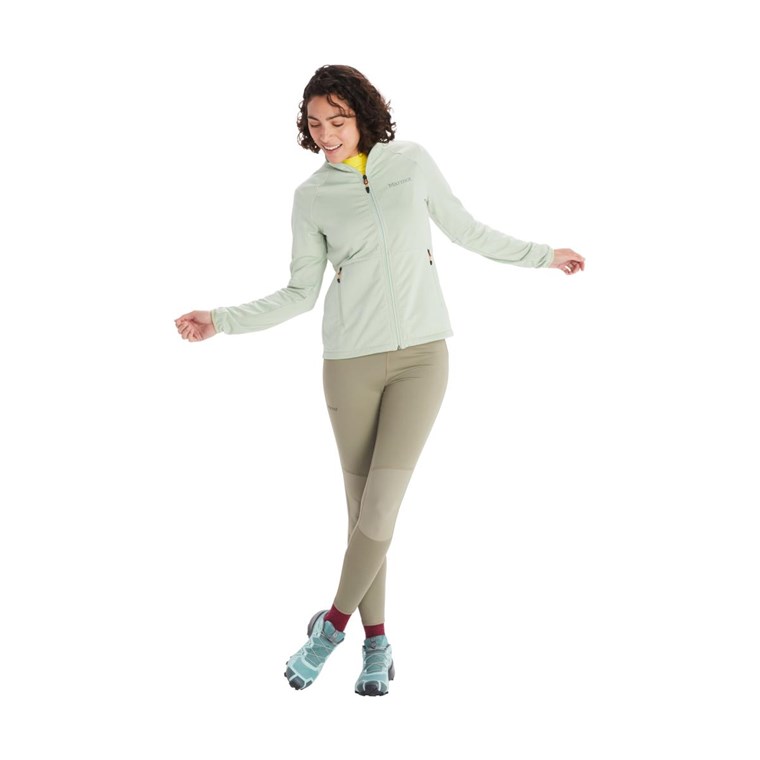 Marmot Leconte Fleece Jacket Women Frosty Green