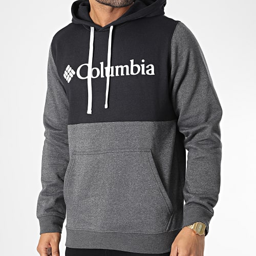 Sweat Capuche Trek Colorblock 1976933 Noir Gris Chiné