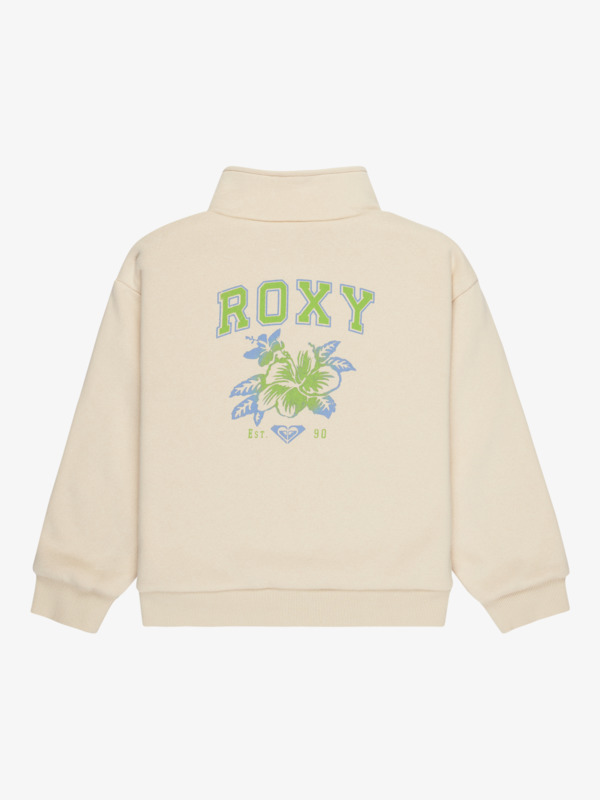 Different Rythme Sweat à capuche zippé avec doublure en sherpa Beige Fille 4-16