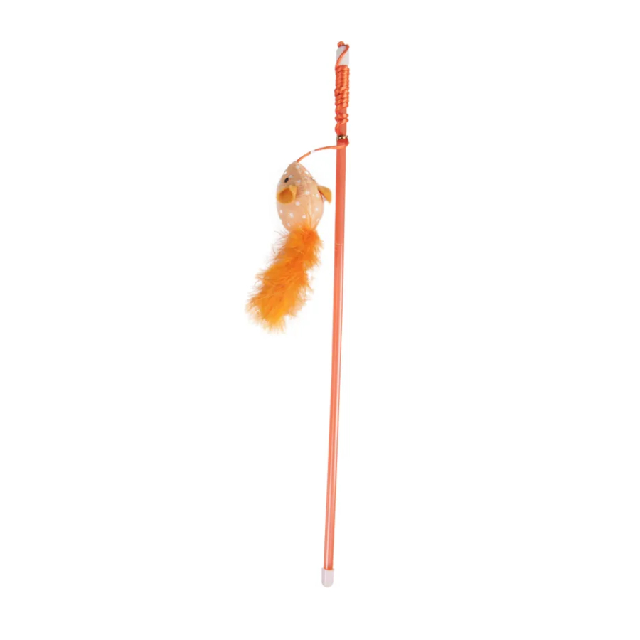 Varinha de penas Flamingo Wopke para gatos
