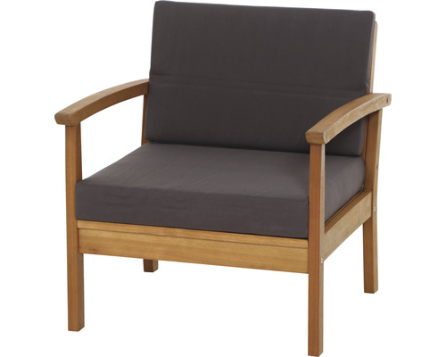 Tavira houten loungeset, 4-delig, grijs