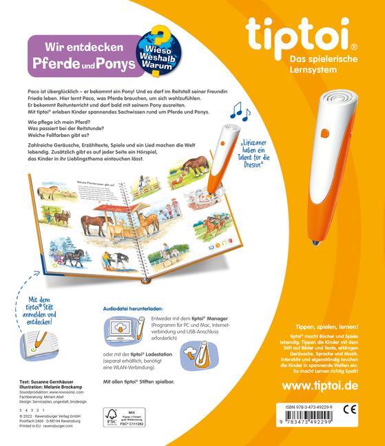 Wir entdecken Pferde und Ponys / Wieso? Weshalb? Warum? tiptoi® Bd.27