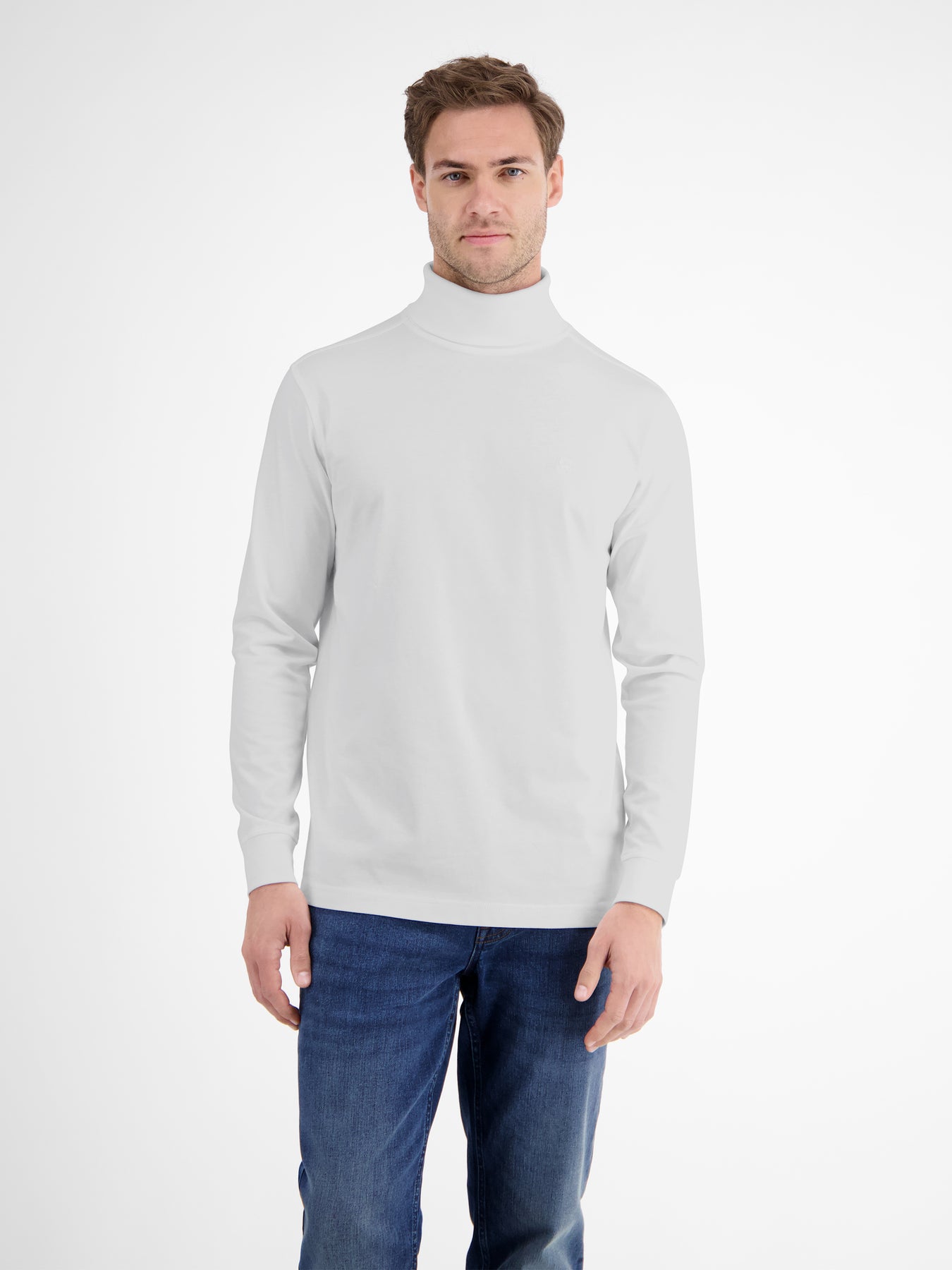 Rollkragenshirt aus weicher Baumwolle