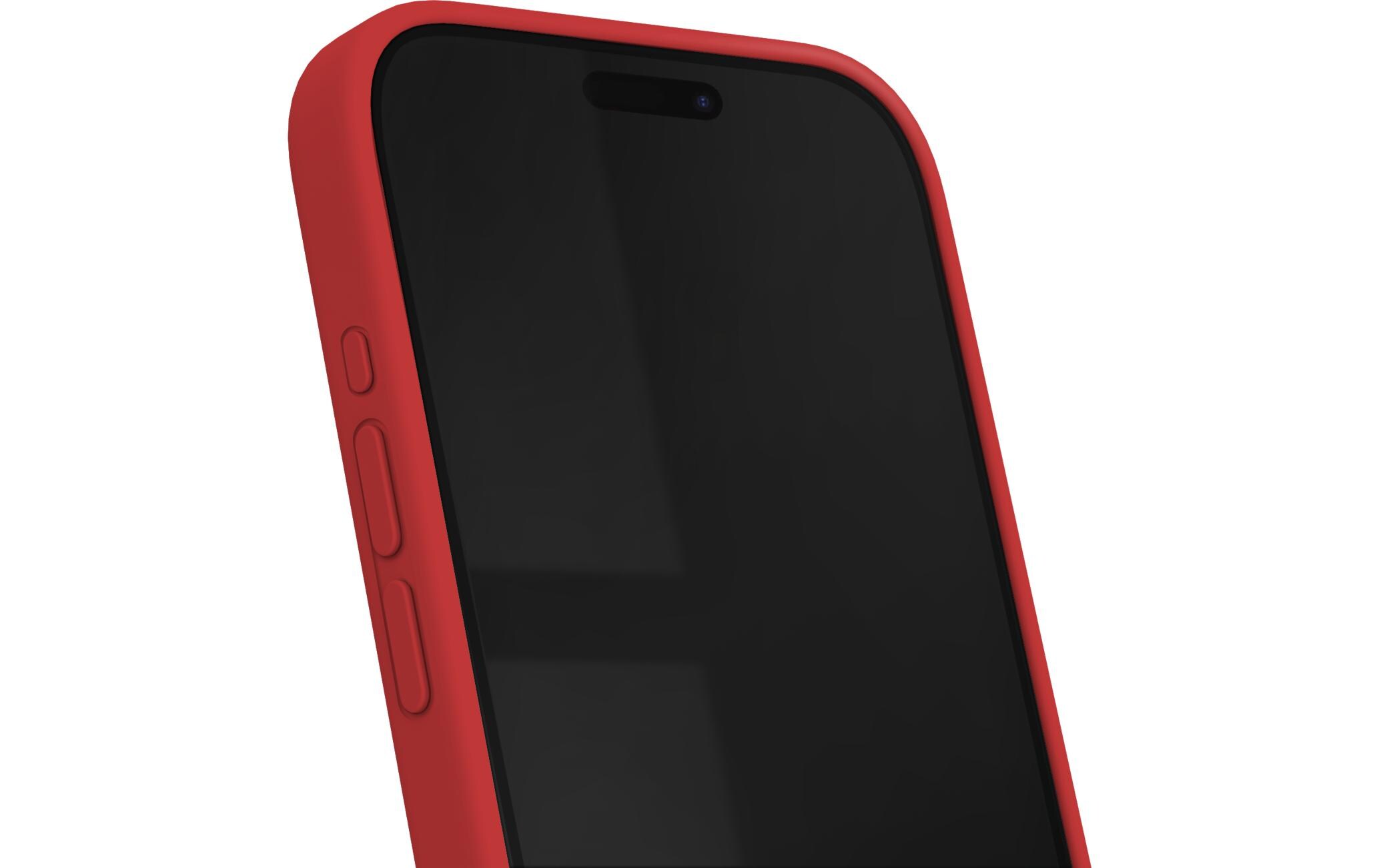 Silicone iPhone 15 Pro Max RedSilikon-Backcover für das Apple iPhone 15 Pro Max