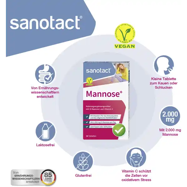 Mannose+ Tabletten