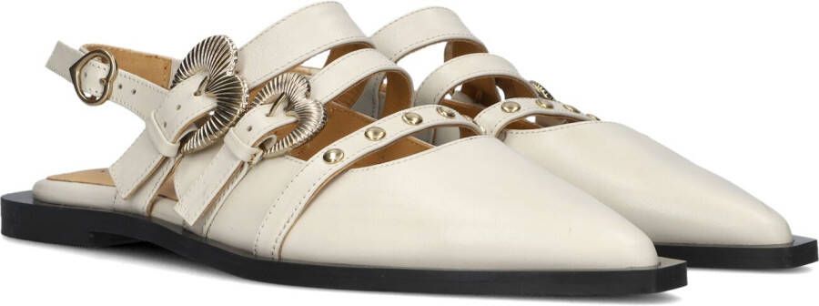 TORAL Slingbacks Dames Madison Maat: 39 Materiaal: Leer Kleur: Wit