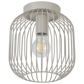 KARWEI plafondlamp Vic beige 23xØ21cm