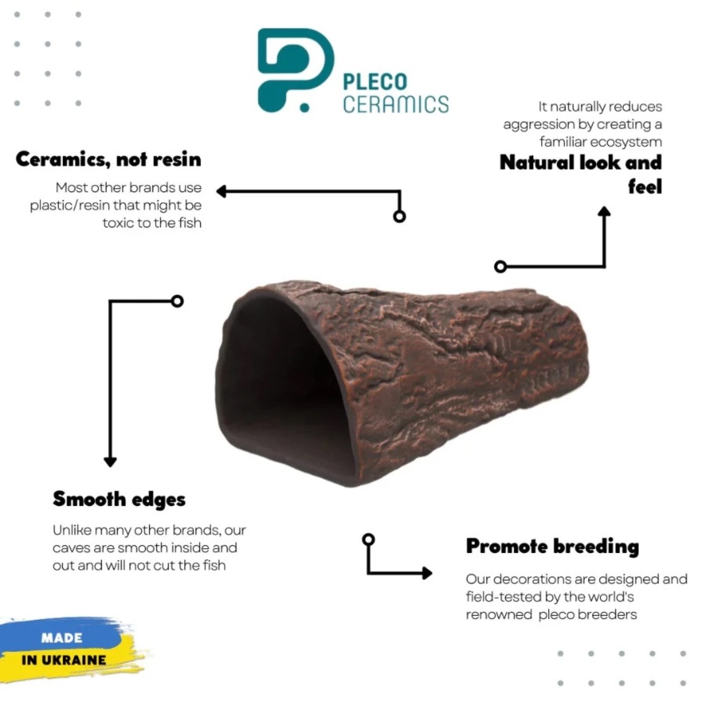 Cone de caverna Plecocerâmico Marrom