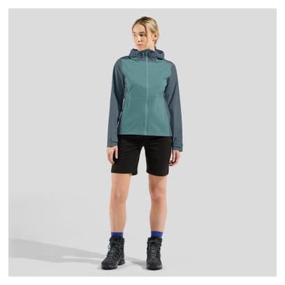 Veste imperméable Femme Odlo Aegis 2.5L Gris/Bleu