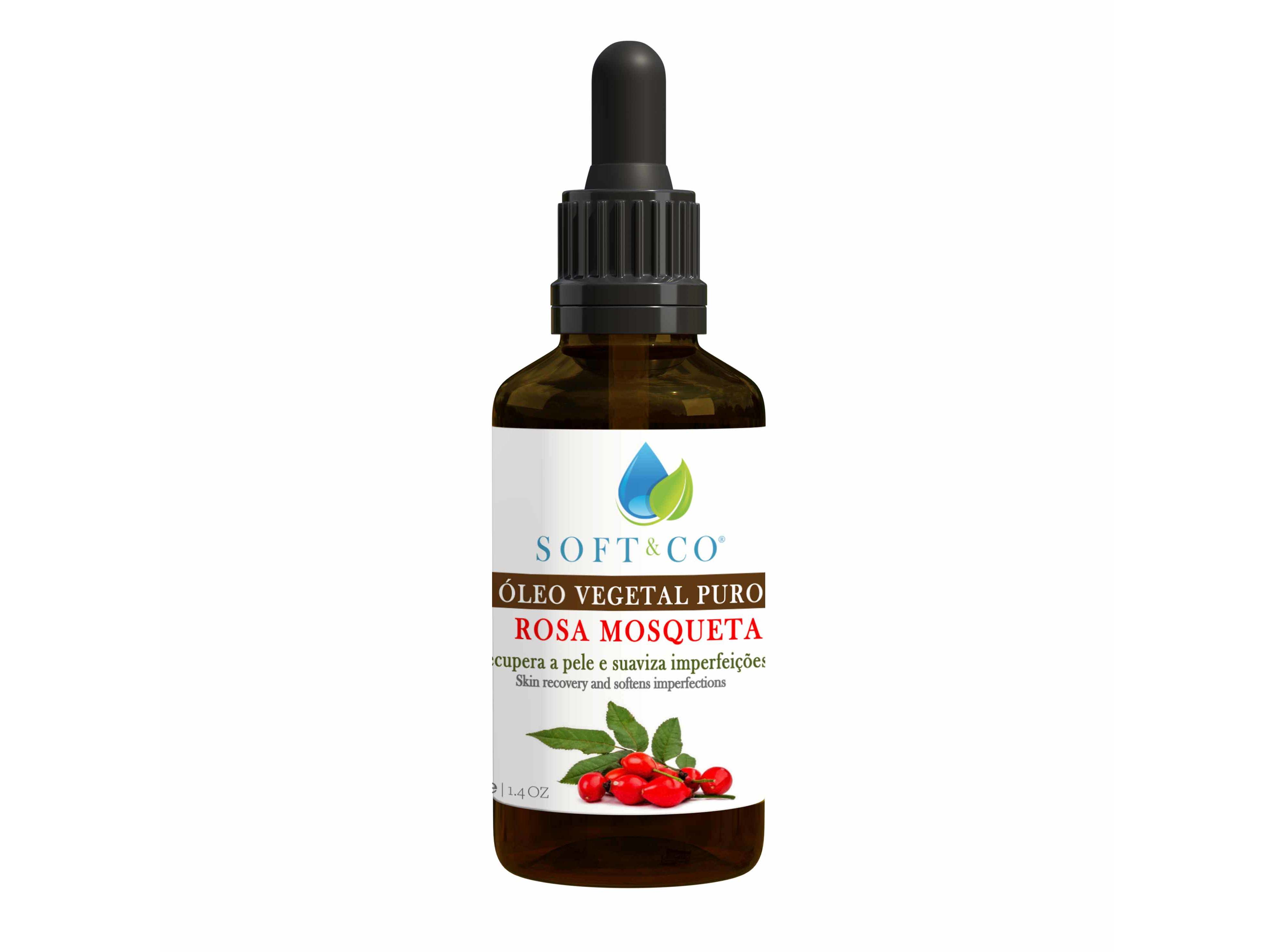 ÓLEO PURO DE ROSA MOSQUETA SOFT&CO 40ML