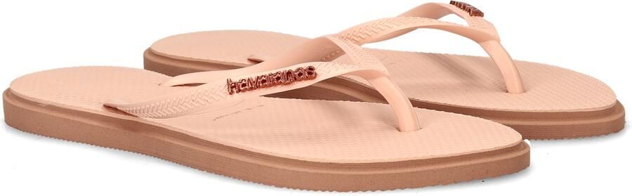 Havaianas Slim Point teenslippers lichtroze