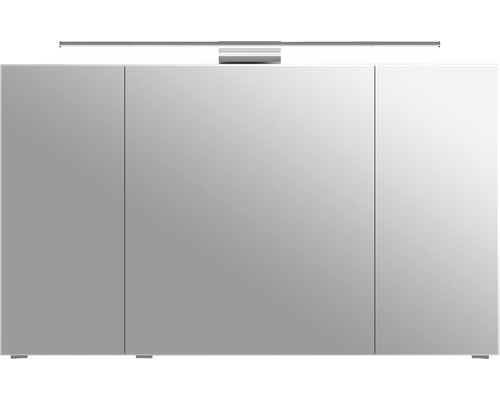 Spiegelkast serie 6005 Sprint 120 x 17 x 73 cm wit 3-deurs LED IP 20