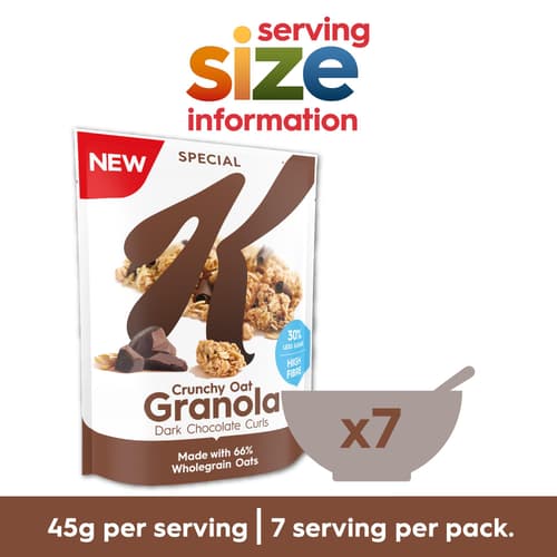 Kellogg's Special K Crunchy Oat Granola Dark Chocolate