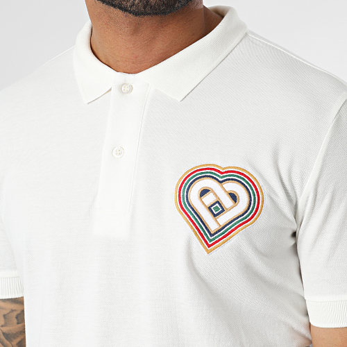 Polo Manches Courtes Blanc