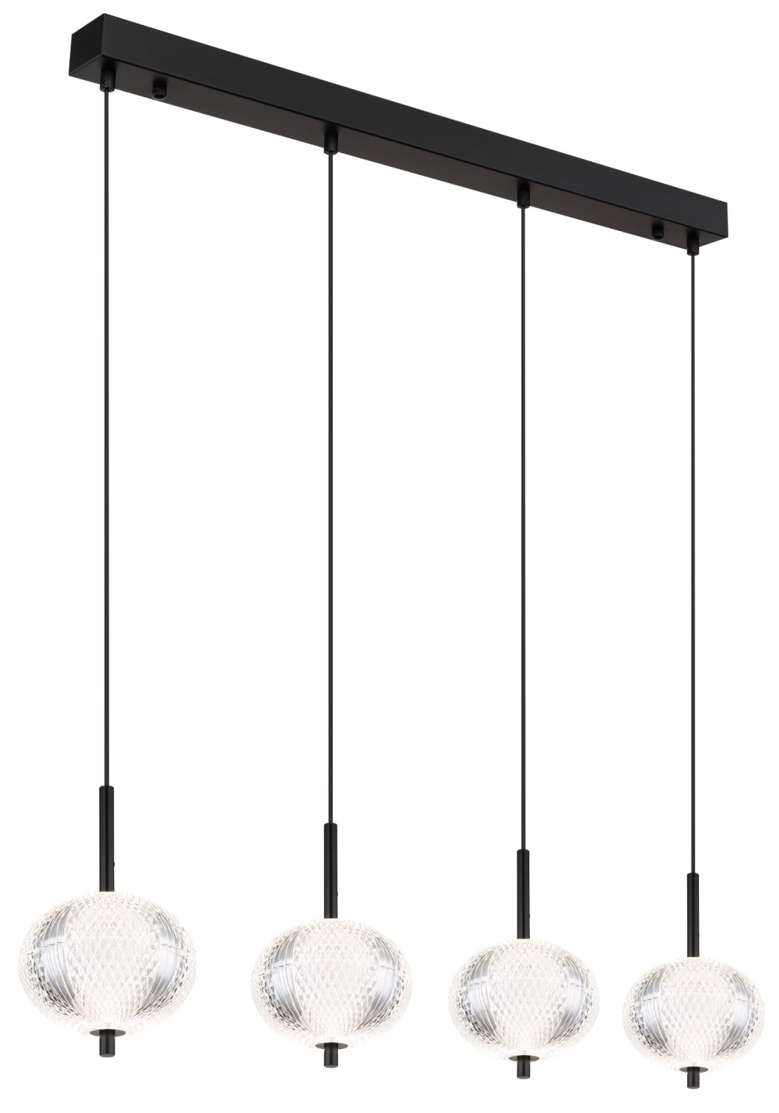 LED-Hängeleuchte - schwarz matt - 120 cm - Memoryfunktion