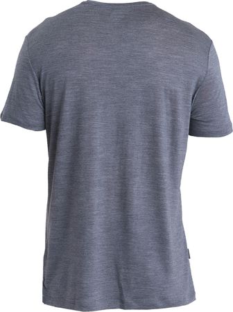 SPHERE III Herren-Merino-Kurzarmshirt  midnight navy hthr  S