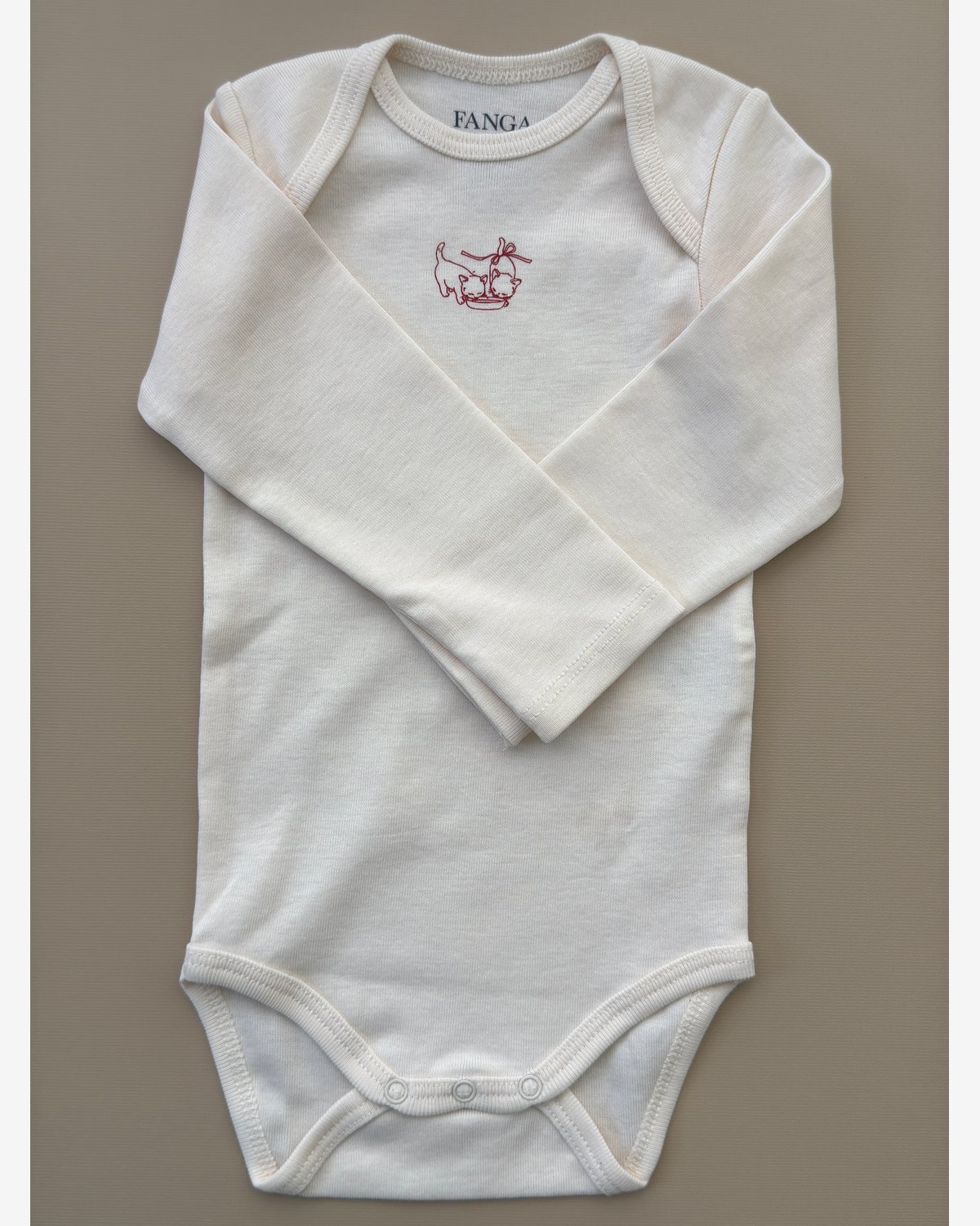 3pk. Body m/ Konvolutt Hals – 100% Øko Bomull | Fio Body – Gavepakke