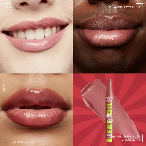 Lippenstift-Set Fat Oil Slick Click Trio