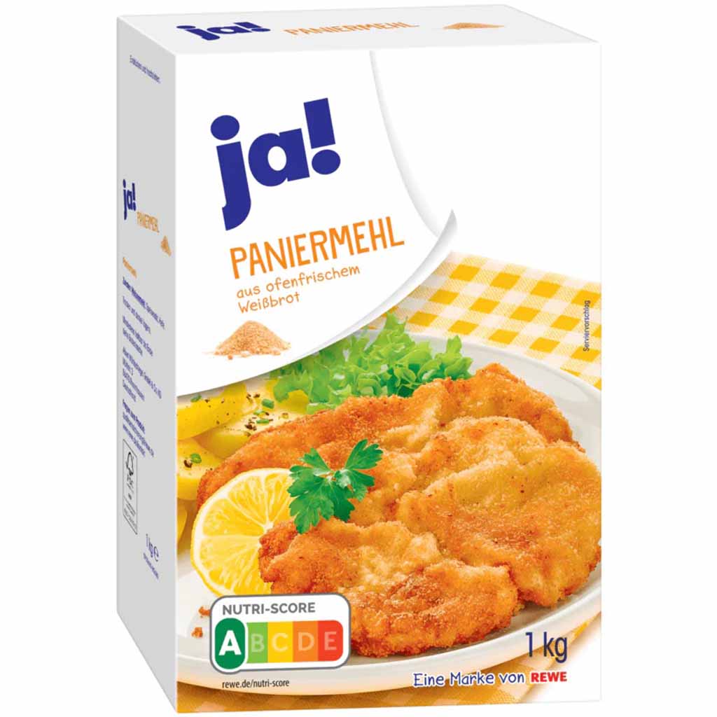 ja! Paniermehl 1kg MHD:14.2.26