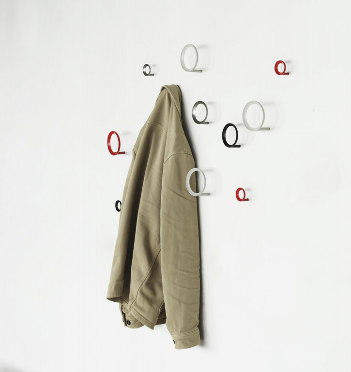 Normann Copenhagen Loop haak Ø4.4 small red