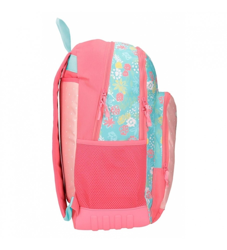 Roll Road Mochila Escolar Roll Road My little Town adaptable Dos Compartimentos rosa