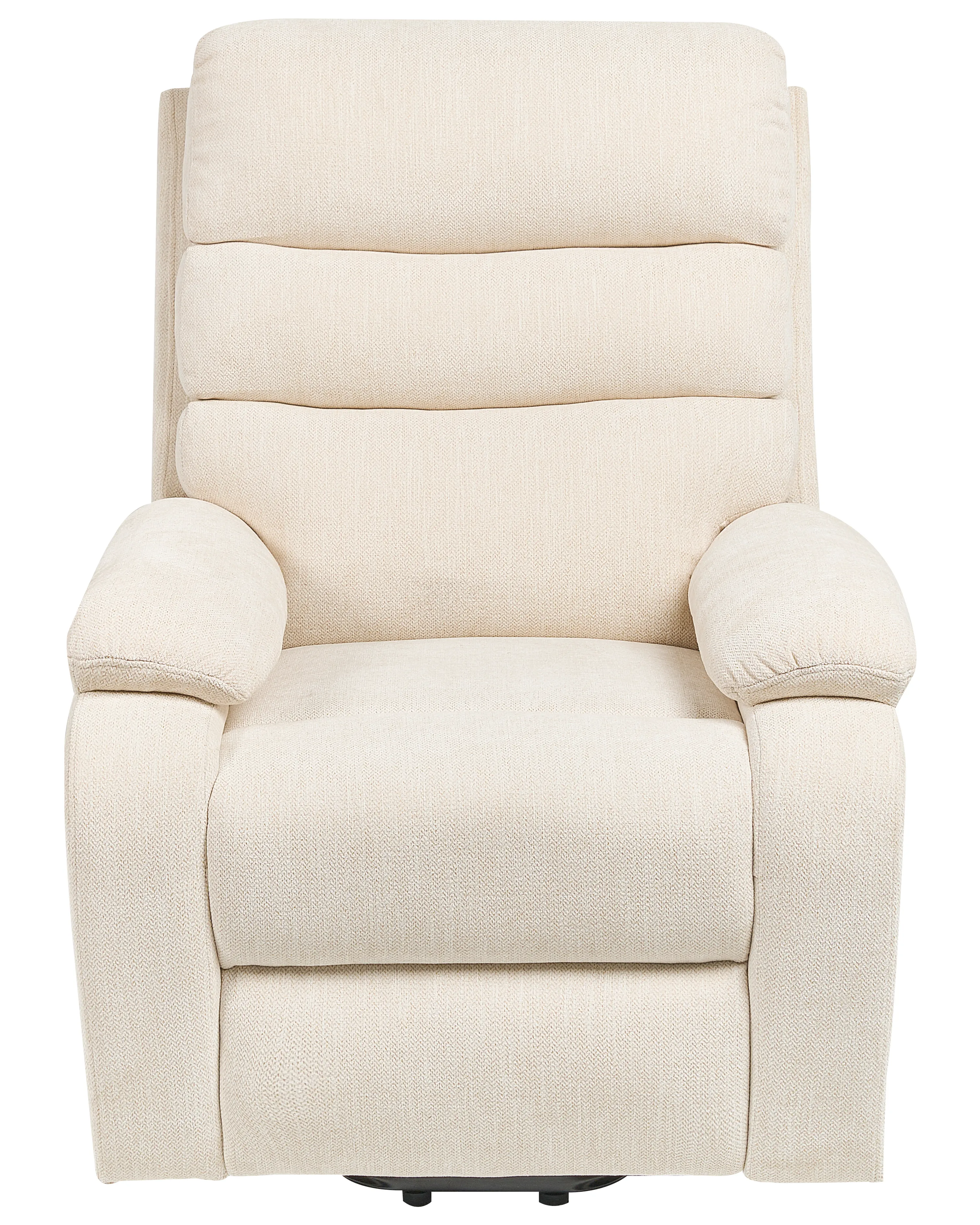 Elektrische relaxfauteuil RISE inclusief voetensteun Stof Lichtbeige