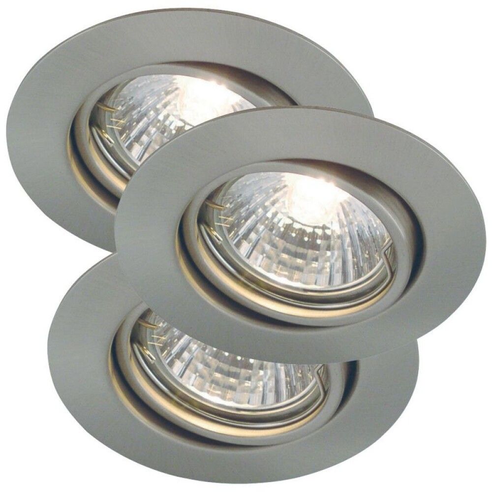DOWNLIGHT NORDLUX TRITON 3STK BØRSTET STÅL