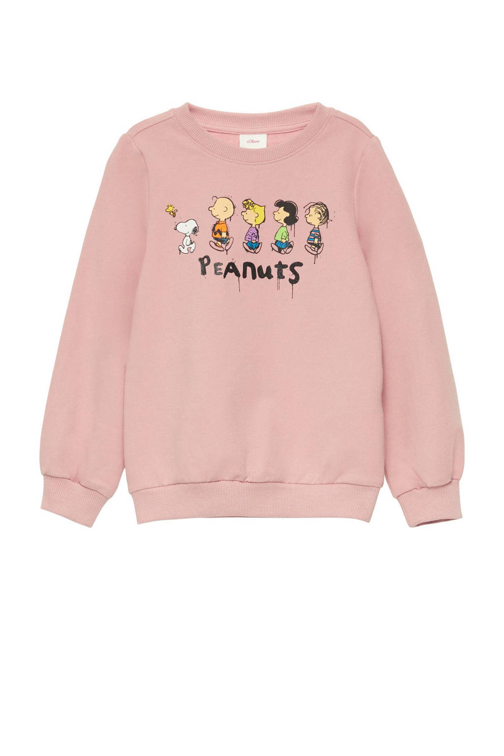 s.Oliver snoopy sweater roze