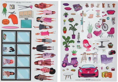 Paladone Barbie Dreamhouse Lys med Klistremerker