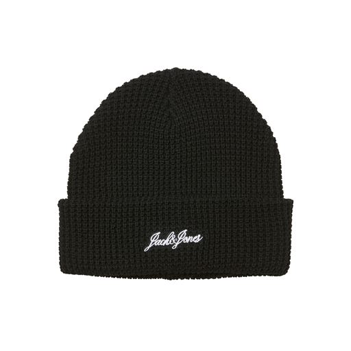 Jack&Jones Waffle Beanie, Black, One size