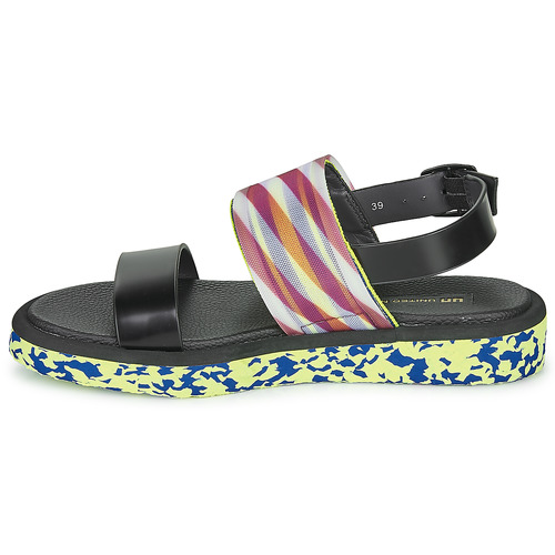 United nude - OP SANDAL LO - Noir / Jaune