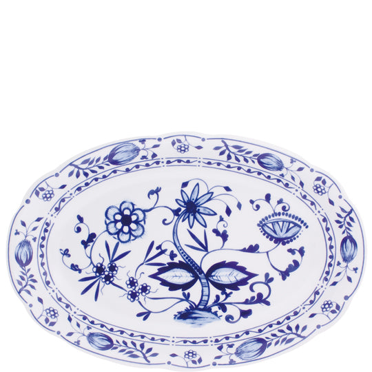 KAHLA Zwiebelmuster Platte oval 32 cm Zwiebelmuster