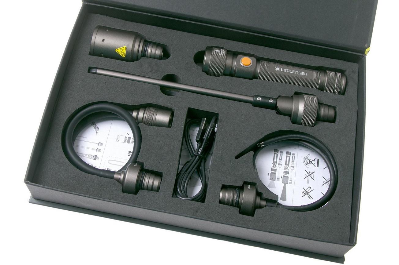 Ledlenser Worker's Friend oplaadbare werklamp met 4 opzetstukken, 280 lumen