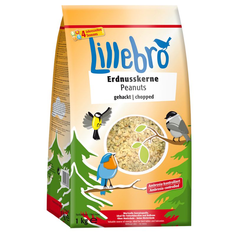 Lillebro Graines d'arachide concassées, oiseaux sauvages