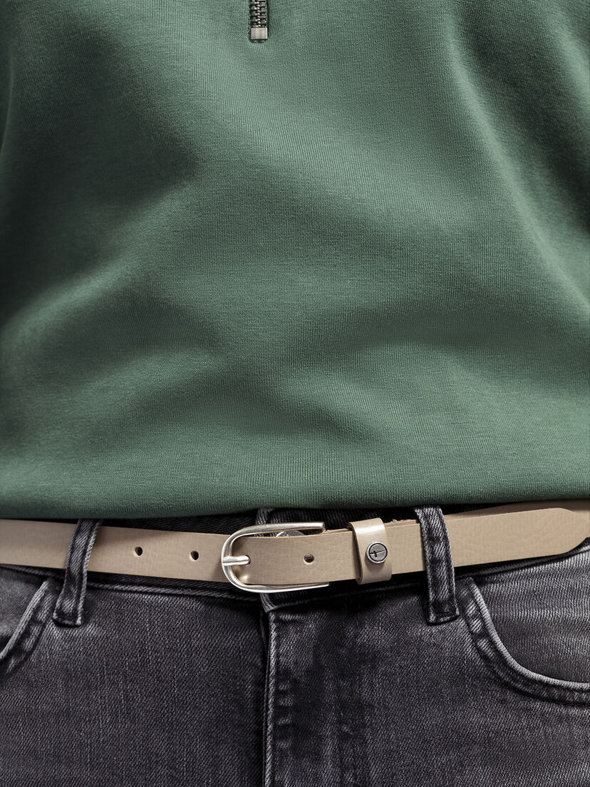 Leren Riem - beige