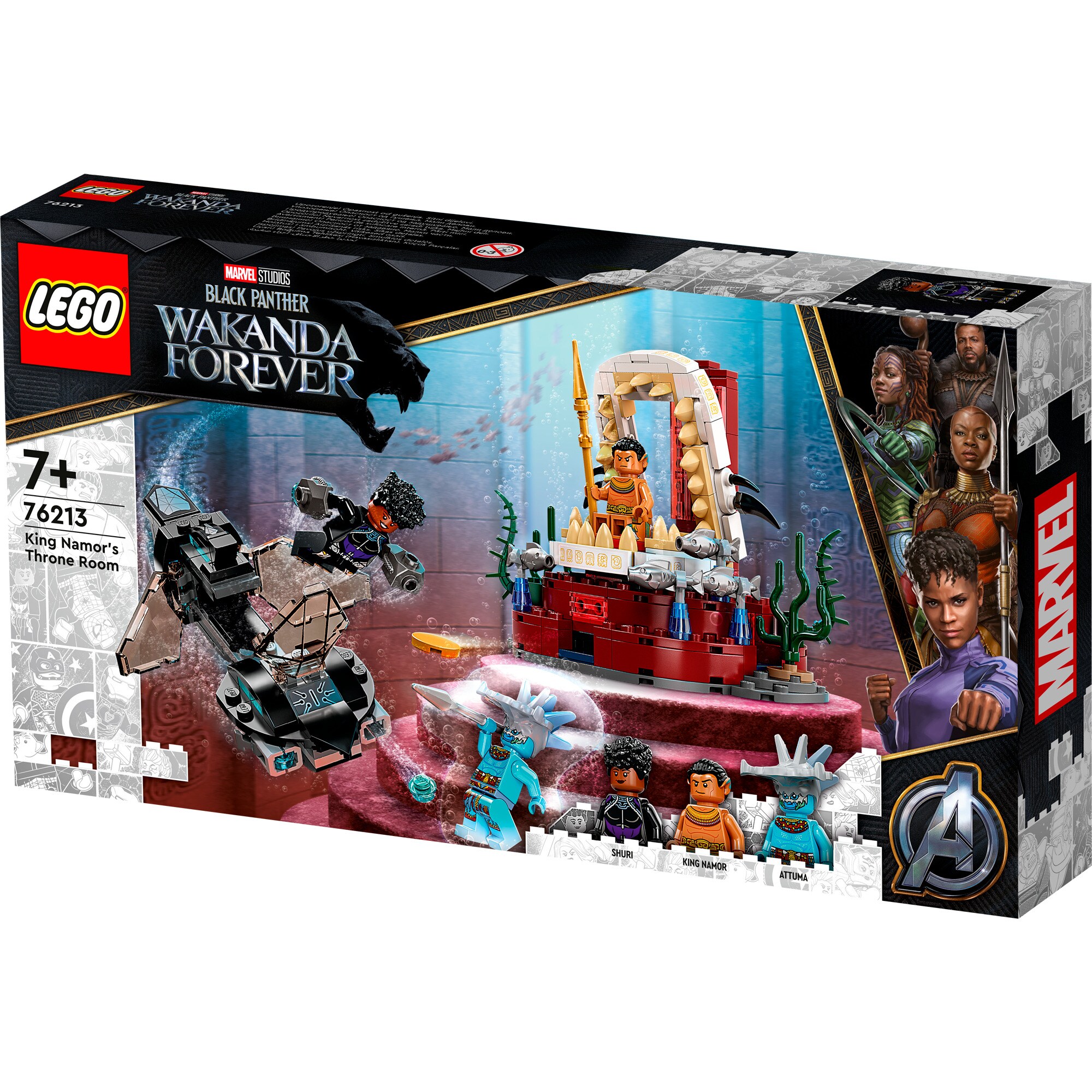LEGO Konstruktionsspielzeug Marvel Super Heroes König Namors Thronsaal
