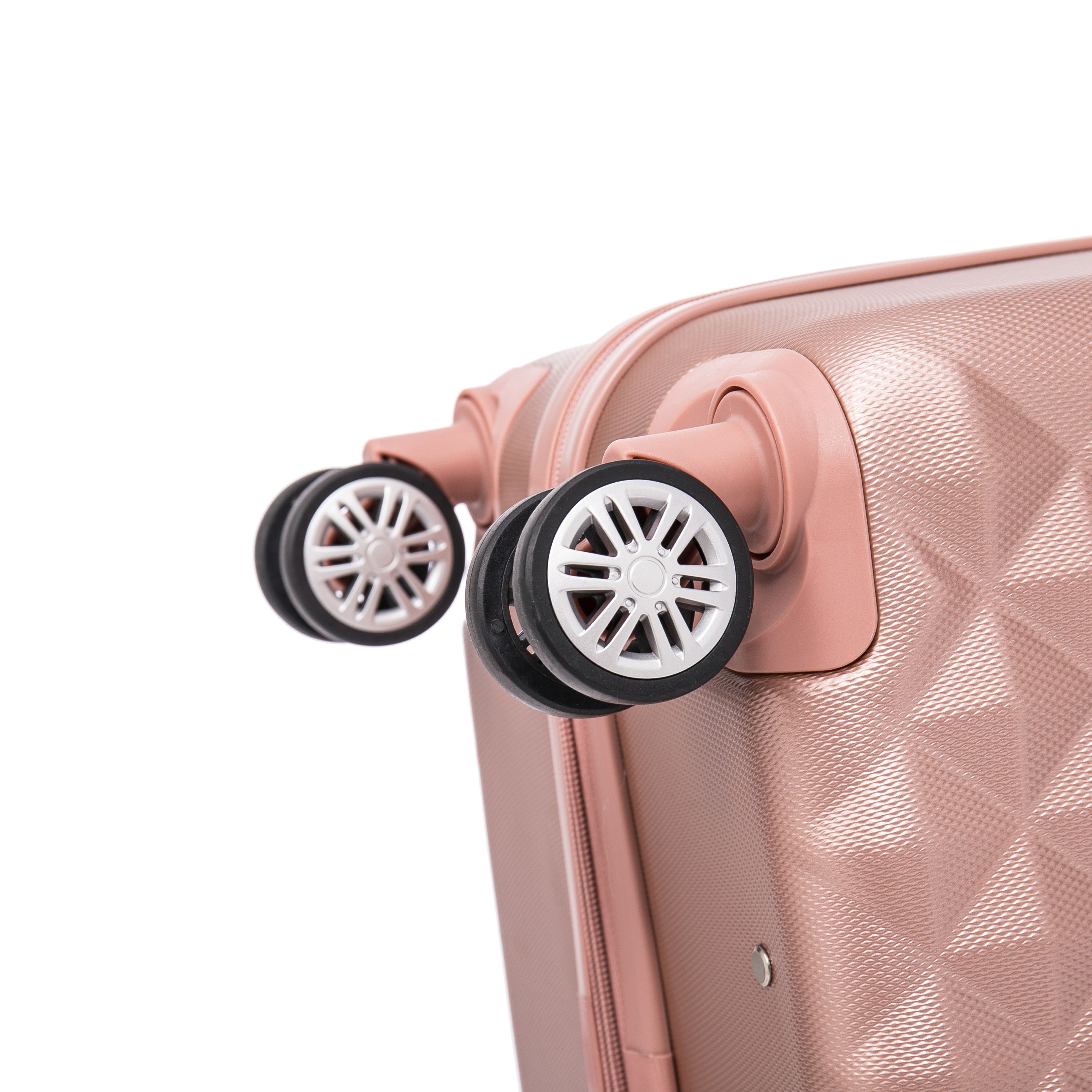 Reisekoffer Hartschalenkoffer AMY 3er Set roségold